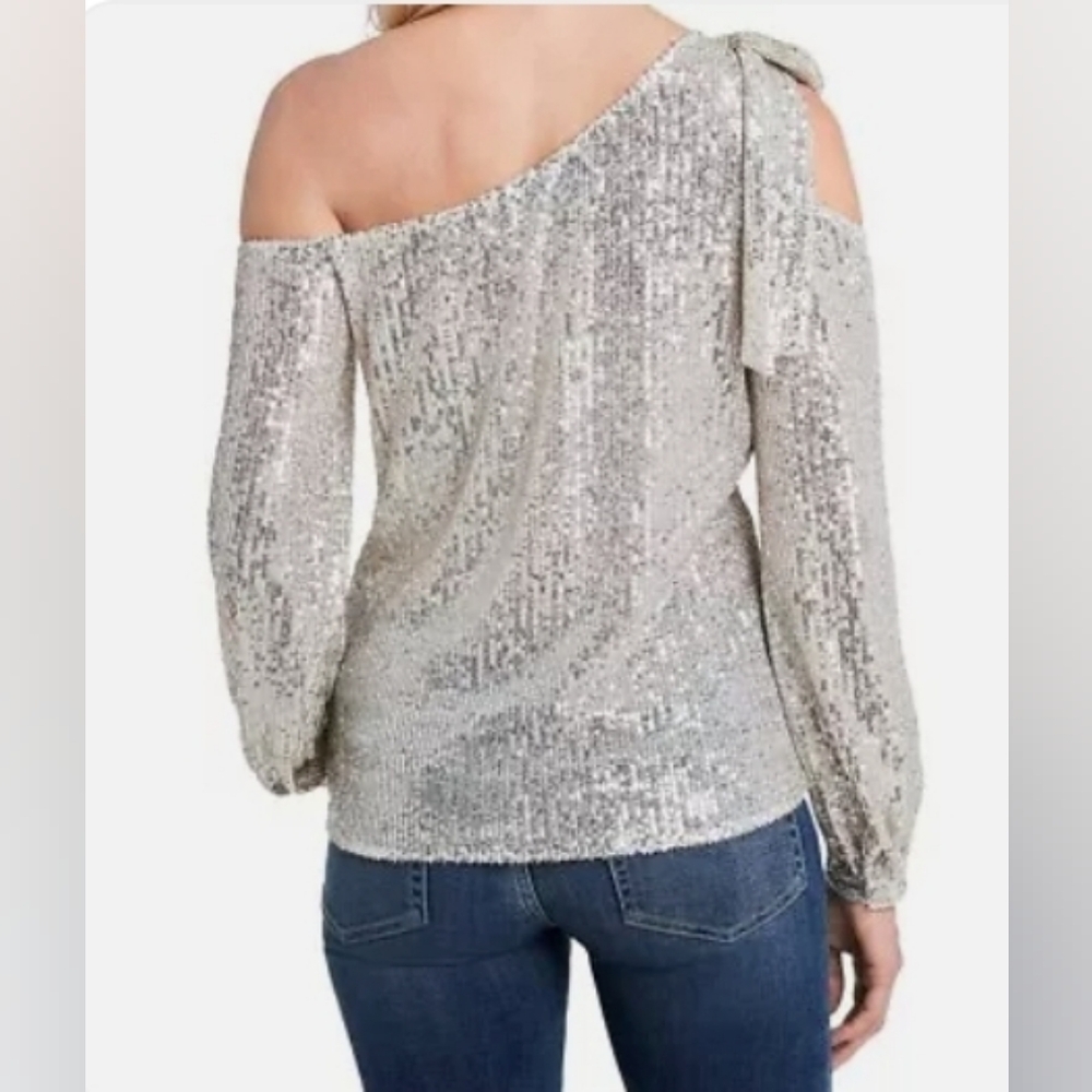 Cece Sequin Longsleeve Top - image 2